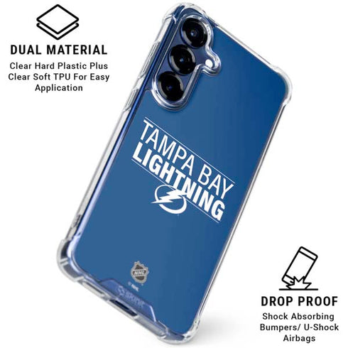 NHL Tampa Bay Lightning Lineup Galaxy S25 Clear Case